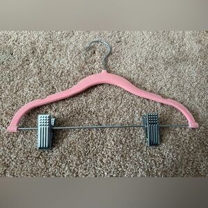 Kids velvet clip hangers
